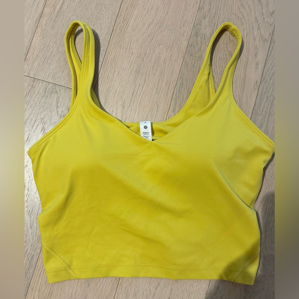 lululemon athletica Yellow Tank Top